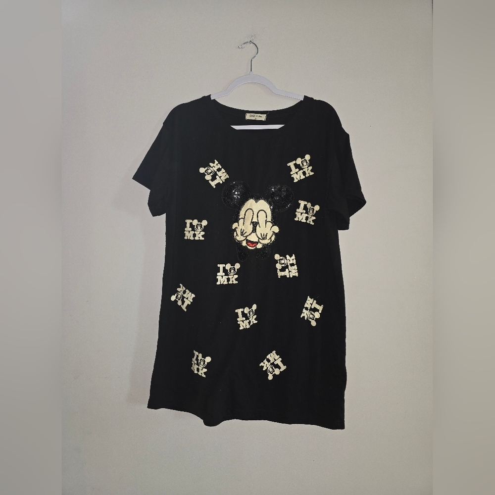 QIQI Fashion ● Black Mickey Mouse Dress